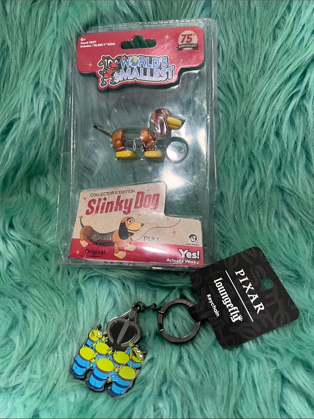 New Pixar Loungefly Aliens and Claw, New World  Smallest Slinky Dog